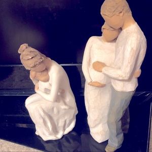 Willow Tree Figurines. “ Home” and “For Always”